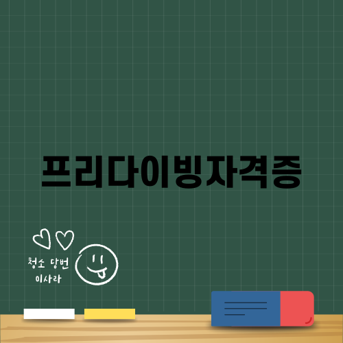 프리다이빙자격증 취득하기